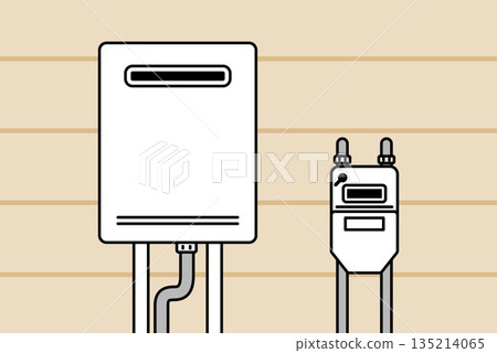 Gas meter and gas water heater Gas meter and gas water heater 135214065