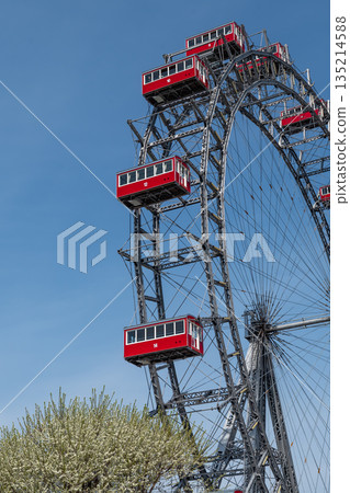 Giant Wheel - Riesenrad - In The Funpark Prater Of The City Of Vienna In Austria 135214588