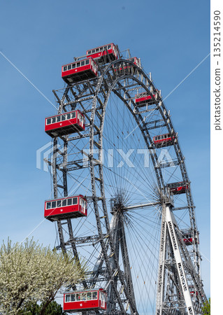 Giant Wheel - Riesenrad - In The Funpark Prater Of The City Of Vienna In Austria 135214590