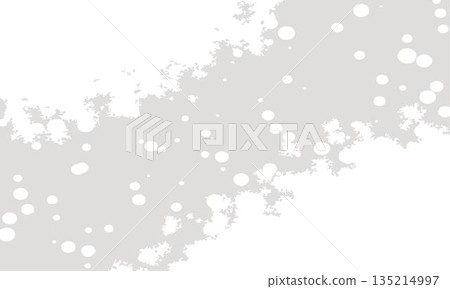 淺灰色背景上的白色積雪和霜的向量插圖 淺灰色背景上的白色積雪和霜的向量插圖 135214997