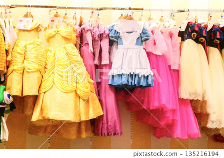 Dresses and clothes that will make you the protagonist of a children's photo studio story 135216194