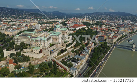 Buda Castle Hill in Budapest 135217736