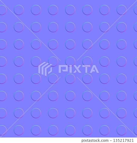 Seamless Large Circle Stud Normal Map Texture for Game Assets 135217921