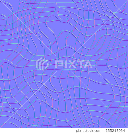 Tileable Distorted Mesh Normal Map for 3D Surface Relief Tileable Distorted Mesh Normal Map for 3D Surface Relief 135217934