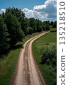 乡间绿色土路自然风光 135218510