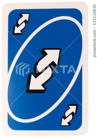 card play kid ture color blue isolated on white background card play kid ture color blue isolated on white background 135218630