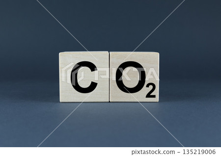 CO2 Ecology and climate concept 135219006