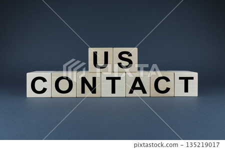 Contact Us. Concept of feedback and support service 135219017