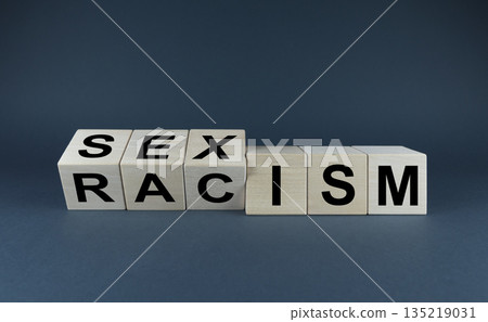 Racism and sexism. Concept of discrimination and social problems 135219031