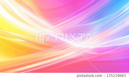 Colorful abstract gradient wave background with copy space 135219663