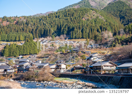 [Rural winter scenery] Maze, the most beautiful village in Japan, Gero City, Gifu Prefecture 135219797