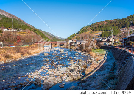 [Rural winter scenery] Maze, the most beautiful village in Japan, Gero City, Gifu Prefecture 135219799