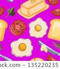 hand drawn collection of different types of cheese 135220235