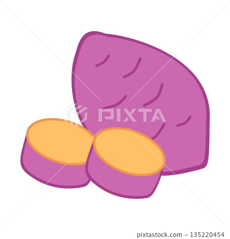 taro root, vegetable taro root, vegetable 135220454