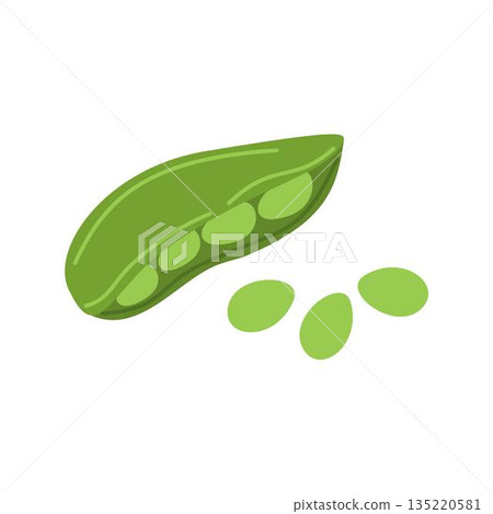 Edamame Soybean, Edamame Beans Healthy Japanese Vegetable Food 135220581