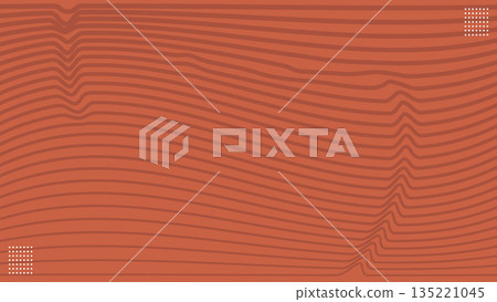 Abstract Brown Waves Seamless Blend Background.Vector Illustration 135221045