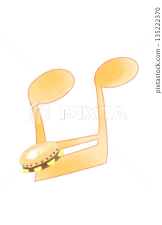 Musical notes with tambourine Musical notes with tambourine 135222370