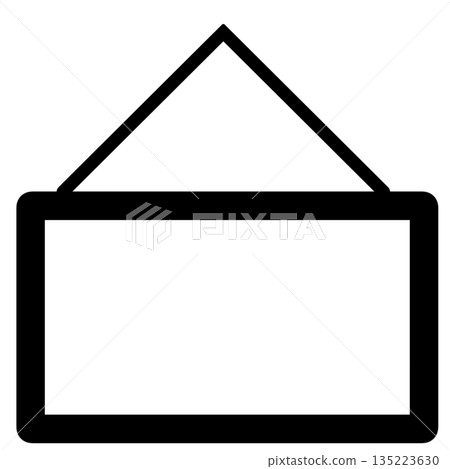 Simple icon material for wall signs and guide boards Simple icon material for wall signs and guide boards 135223630