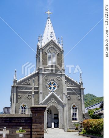 五月的「天主教咲津教堂」 熊本縣天草市川浦町 135223978