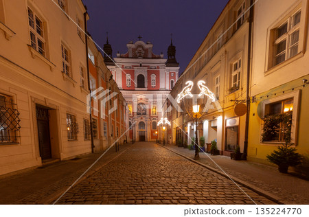 Fara Basilica Poznan Poland at Night Fara Basilica Poznan Poland at Night 135224770