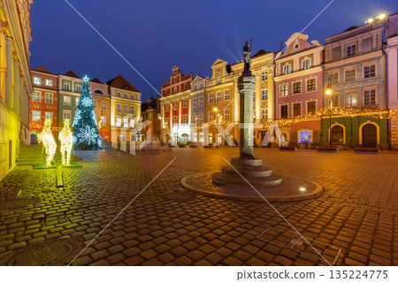 Old Market Square Poznan Poland at Christmas Old Market Square Poznan Poland at Christmas 135224775