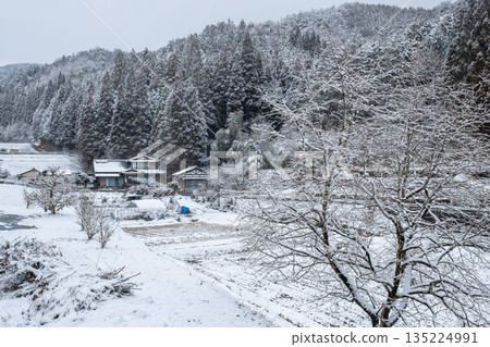 Winter countryside landscape Winter countryside landscape 135224991