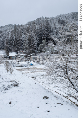Winter countryside landscape Winter countryside landscape 135224995