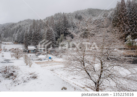 Winter countryside landscape Winter countryside landscape 135225016