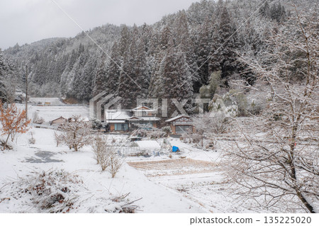 Winter countryside landscape Winter countryside landscape 135225020