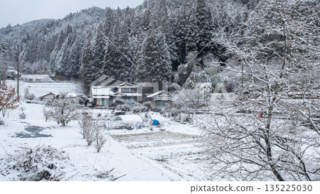 Winter countryside landscape 135225030