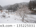 Winter countryside landscape 135225031