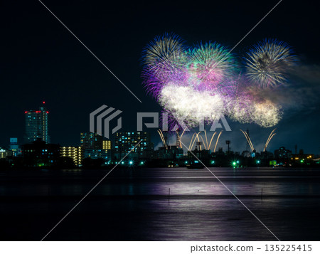 從霞浦湖（茨城縣）觀賞土浦國煙火大賽 135225415