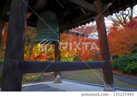 Autumn leaves at Jinnoji Temple in Kyoto Autumn leaves at Jinnoji Temple in Kyoto 135225493