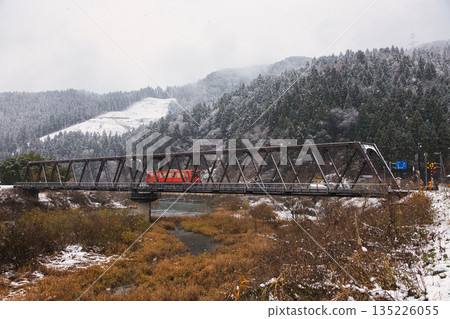 一條谷朝倉氏遺址的初雪 一條谷朝倉氏遺址的初雪 135226055
