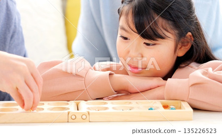 Family table game brain training conversation image Family table game brain training conversation image 135226523