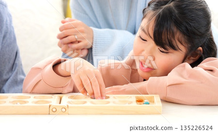 Family table game brain training conversation image Family table game brain training conversation image 135226524