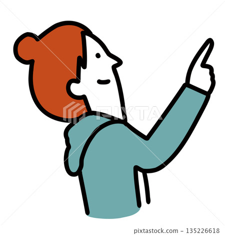 穿著連帽衫和校服的國中和高中學生的插圖圖標 135226618