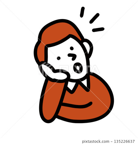 兒童插畫圖示 小學生 135226637