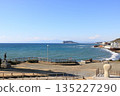 冬季從鎌倉海濱公園（稻村崎地區）眺望江之島 135227290