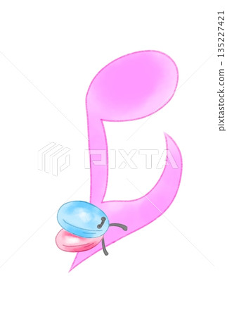 Musical notes with castanets Musical notes with castanets 135227421