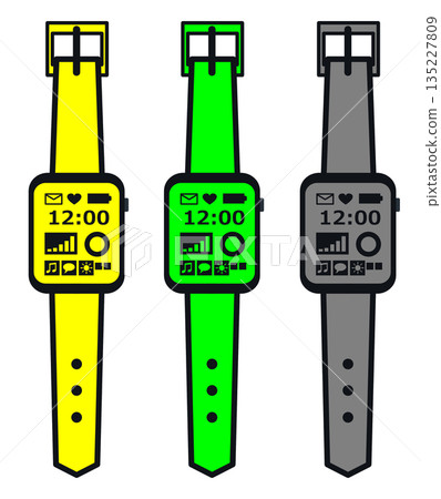 圖示一款便利的智慧手錶，也可用於健康管理以及收發電子郵件。 135227809
