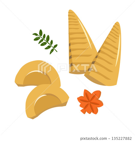 煮竹筍所需食材圖示 135227882