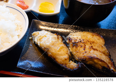 京都風味烤銀鱈魚套餐 135228578