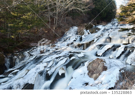 View of Ryuzu Falls in Nikko, Tochigi Prefecture View of Ryuzu Falls in Nikko, Tochigi Prefecture 135228863