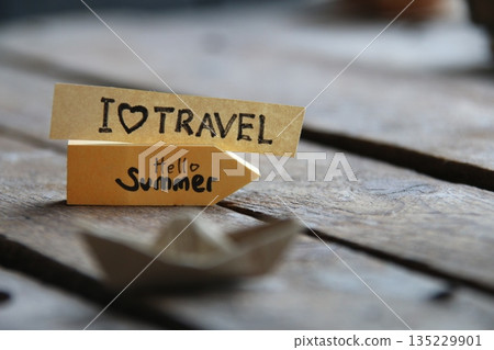 I love travel creative concept. 135229901