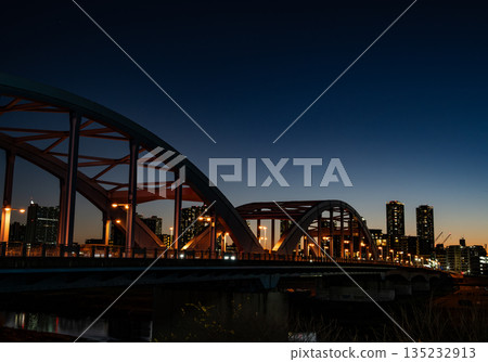 丸子橋:東京 丸子橋:東京 135232913