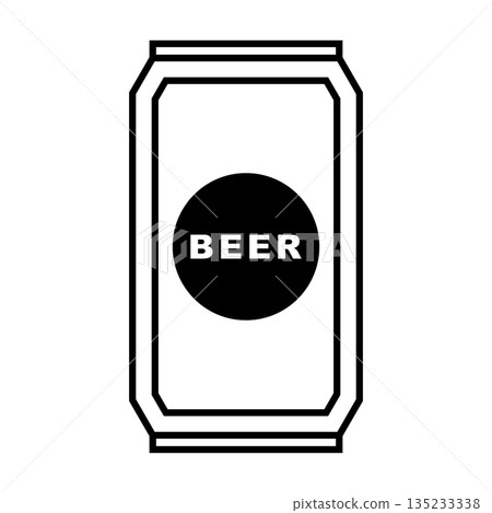 罐裝啤酒圖標 罐裝啤酒圖標 135233338