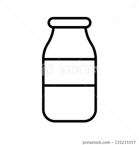 Milk bottle simple design Milk bottle simple design 135233357
