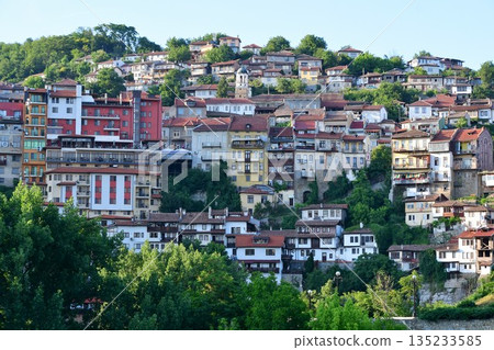 View of the old town, Veliko Tarnovo, Bulgaria View of the old town, Veliko Tarnovo, Bulgaria 135233585