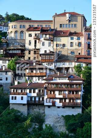 View of the old town, Veliko Tarnovo, Bulgaria View of the old town, Veliko Tarnovo, Bulgaria 135233587